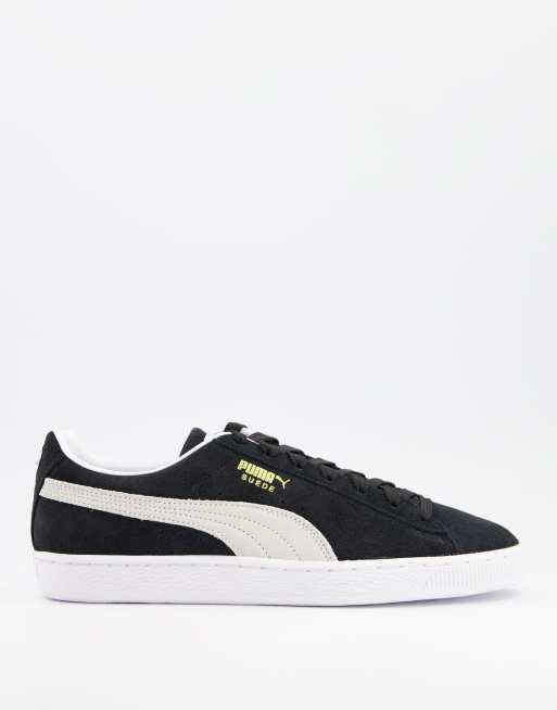 Puma Suede Classic sneakers in black with white |