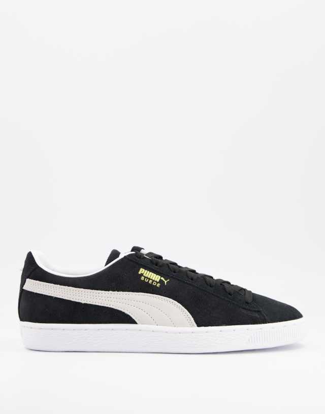 Puma Suede Classic sneakers in black with white detail