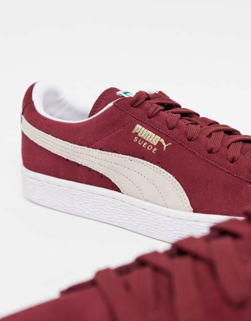 puma suede burgundy puma suede burgundy