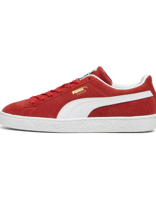 Puma Suede classic sneakers in for all time red puma white ASOS