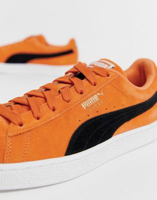 Puma Suede Classic sneakers in orange 