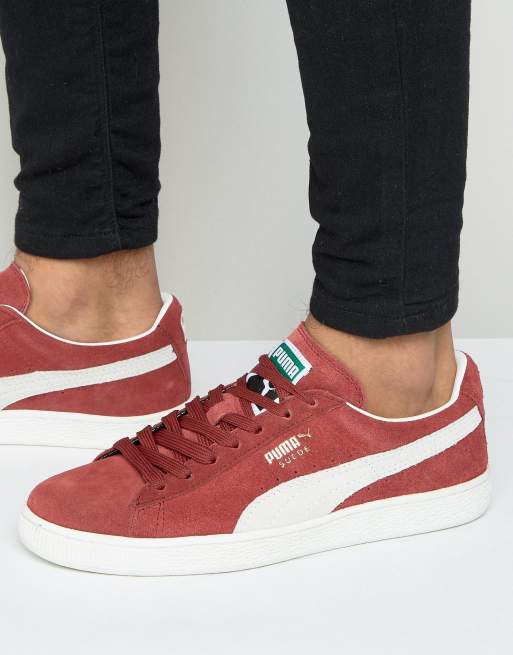 Puma suede rood hot sale