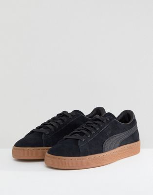 Puma Suede Classic Trainers With Gum 
