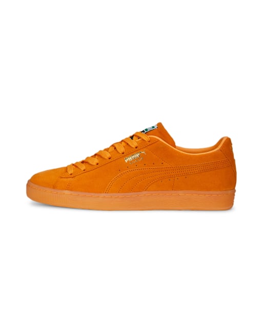 Puma orange on sale suede shoes