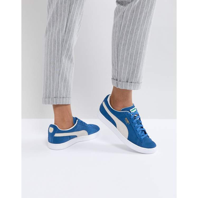 Puma outlet suede blauw