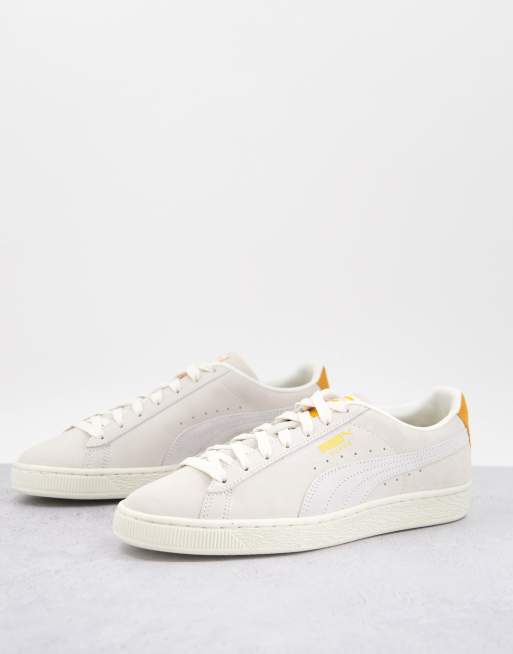 PUMA Suede sneakers in tonal off white Exclusive to ASOS