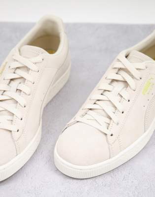 off white suede trainers