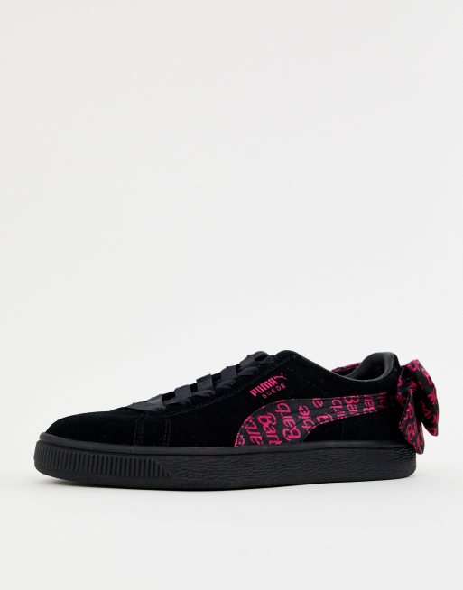PUMA Suede x Barbie – Sneaker in Schwarz