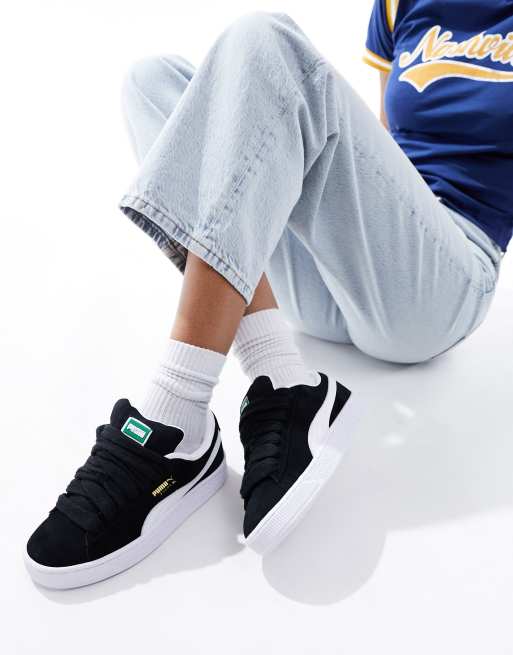 PUMA Suede XL Baskets Noir et blanc