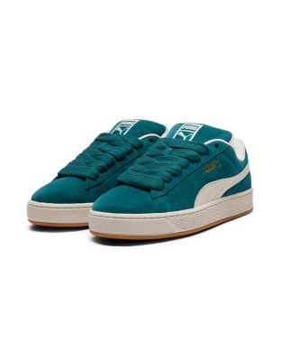 Suede XL Levels sneakers in green and white