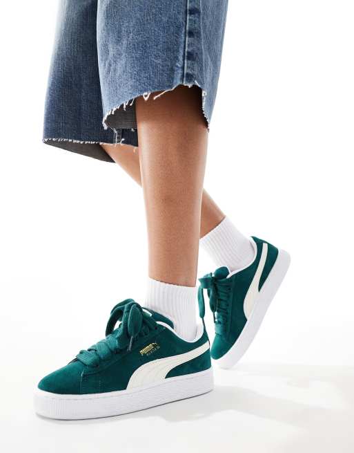 PUMA Suede XL Sneaker in Grun