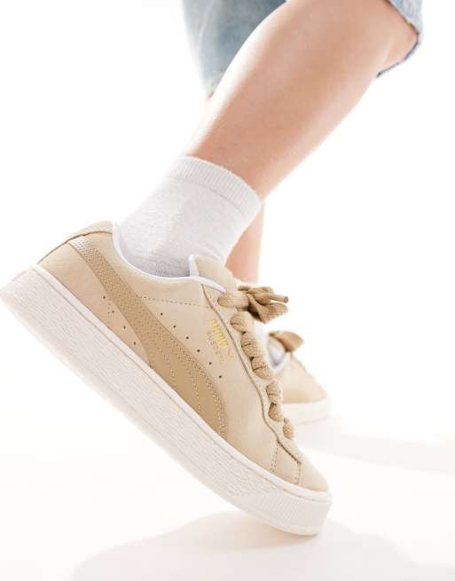 PUMA Suede XL sneakers in beige ASOS