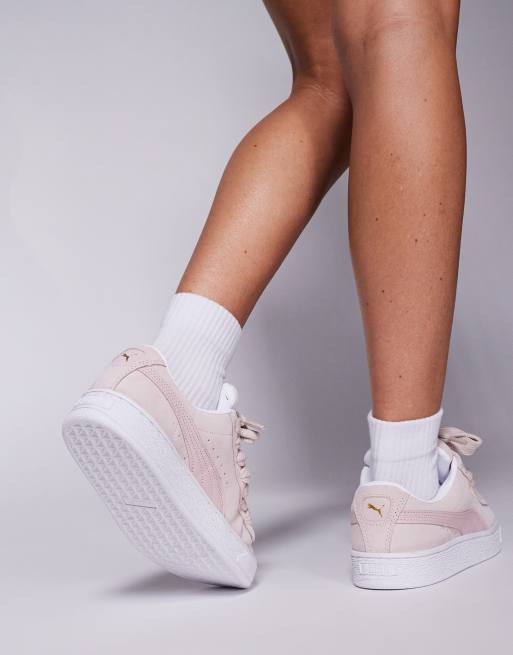 Light pink puma suede best sale