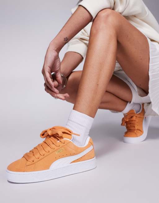 Puma suede women yellow on sale