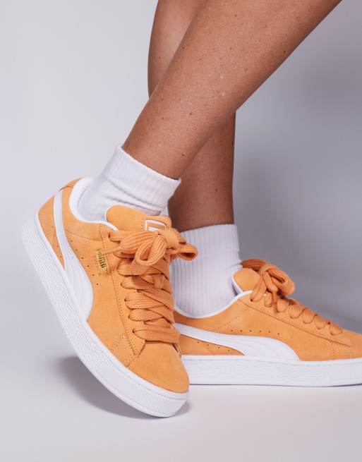 Puma suede platform yellow online
