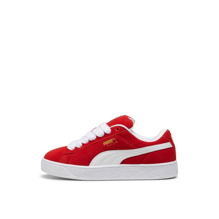 PUMA Suede XL sneakers in red and white