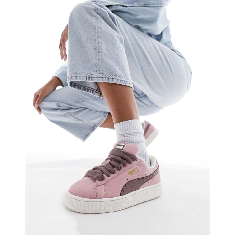 Puma Suede XL trainers in pink