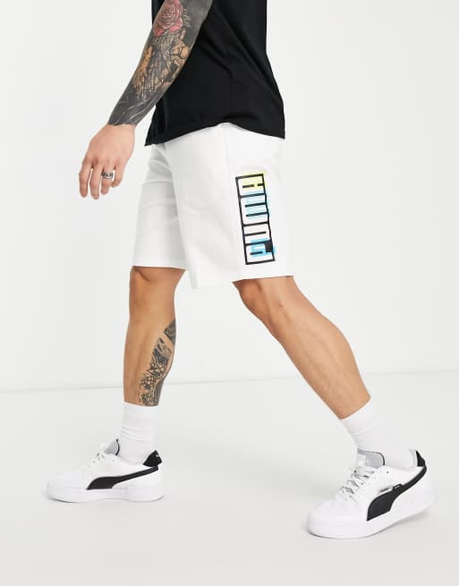 Pantaloncini puma sales bianchi