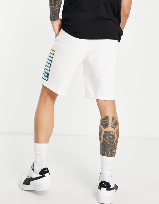 Pantaloncini cheap puma bianchi