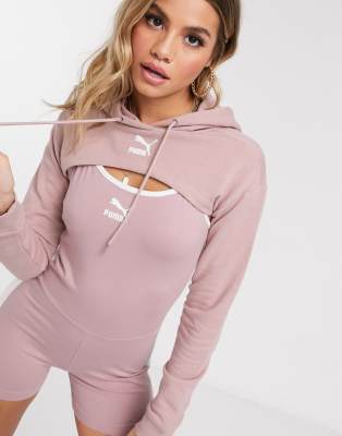 puma crop hoodie