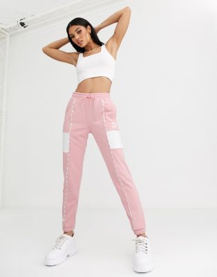 pink puma sweatpants