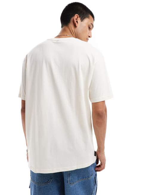 PUMA - T-shirt avec logo au centre - Blanc cassé, 4 de 4
