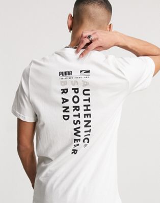 T-shirts et débardeurs Puma - T-shirt avec petit logo sur la poitrine - Blanc