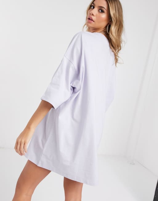 Puma T Shirt Dress In Lilac Exclusive To Asos Asos