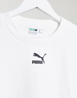 puma black and white t shirt