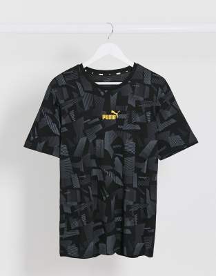 puma black t shirt