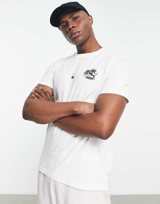 Puma t shirt white hotsell