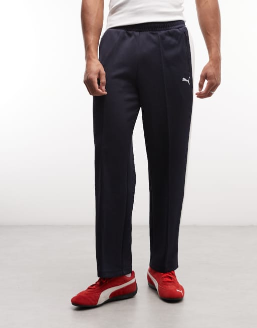 Puma T7 always on relaxed track pants in navy, 2 of 5