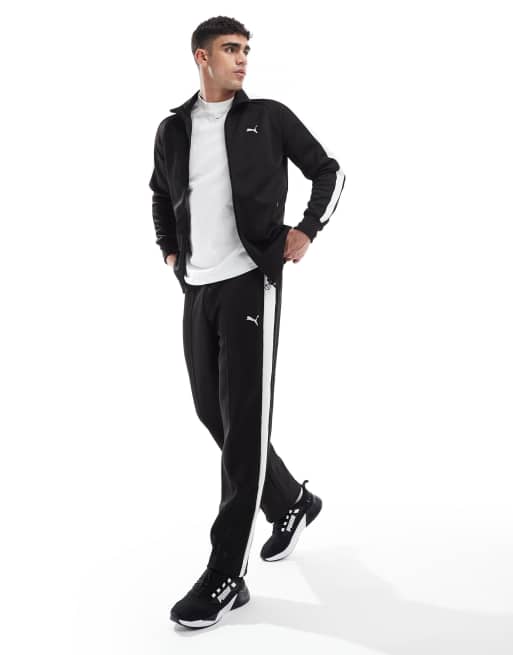 Puma T7 always on relaxed track pants in puma black