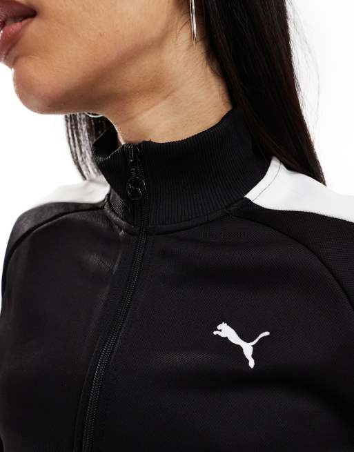 Puma T7 always on short track jacket in black, 2 of 4