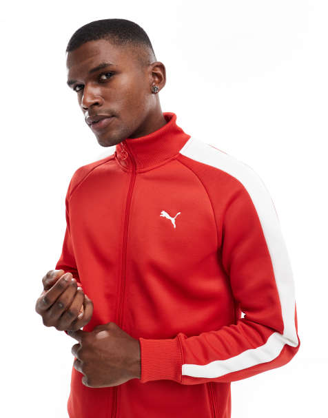 Puma T7 always on track jacket in for all time red - view 1