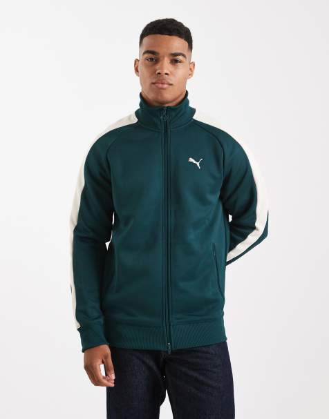 Puma T7 always on track jacket in green - view 1