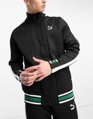 Puma T7 Archive Remaster track jacket in black