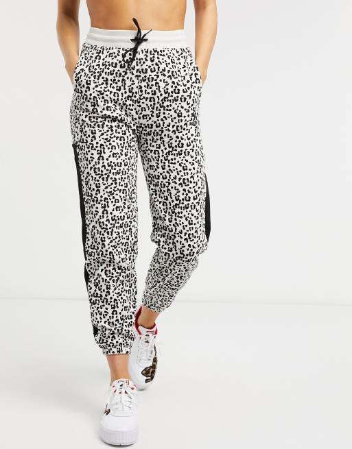 Leopard store print sweatpants