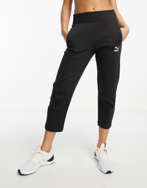 Womens black puma store joggers