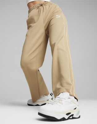 Puma T7 high waist pants in beige