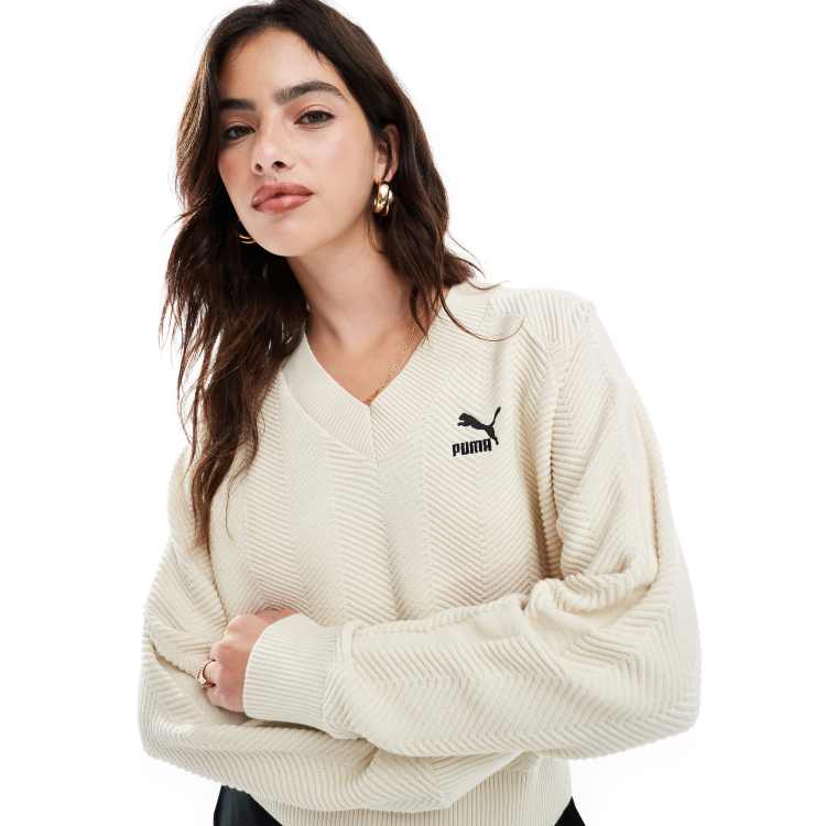 Puma v neck sweater hotsell