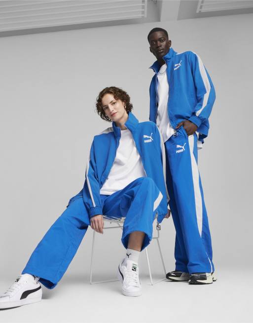 Blue puma hot sale track jacket