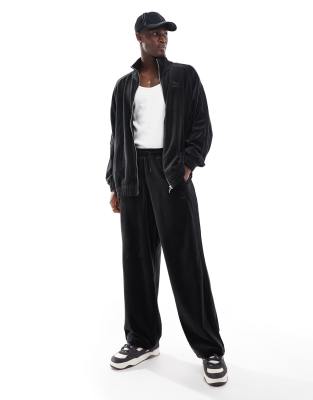 Puma T7 oversized track pants in puma black