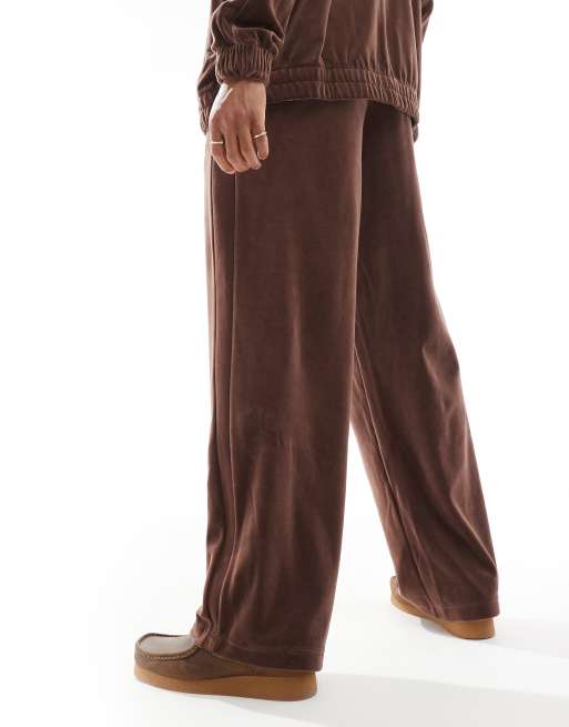 Asos Puma Mustard Joggers Puma T7 Relaxed Track Pants In Espresso