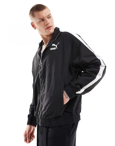 PUMA - T7 - Sort oversized træningsjakke - view 1