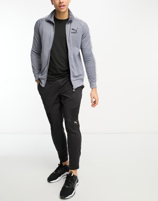 Puma tracksuit store t7 grey