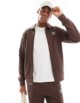 Puma T7 Track Jacket In Espresso Brown