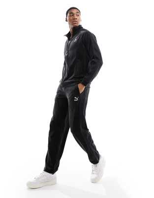 Puma T7 velour track pants in puma black - ASOS Price Checker