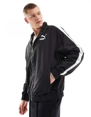 PUMA - T7 - Veste de survêtement oversize - Noir