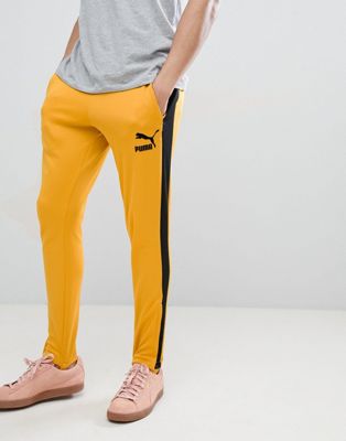 Puma T7 Vintage Joggers In Yellow 